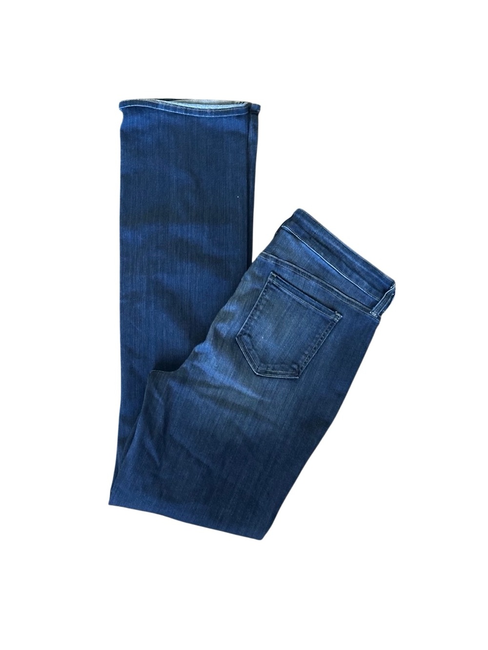 NYDJ Marilyn Straight Dark Wash Jeans. Extra Tall. Size 12 - Picture 8 of 11